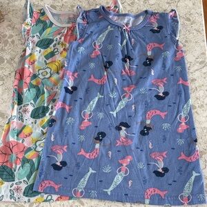 Colorful Mermaid and Floral Kids Nightgowns